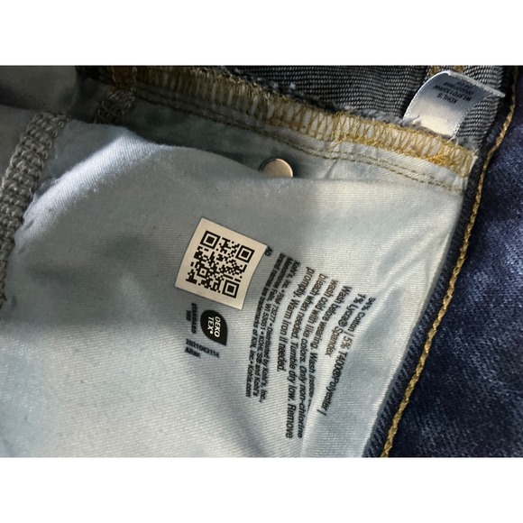 Lauren Conrad Womens High Rise Straight Leg Jeans Dark Wash Size 16 - Picture 9 of 10